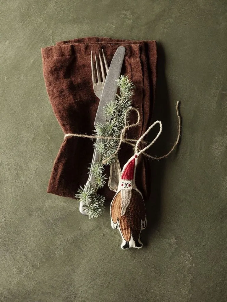 NY Елочное украшение Elf Pair Set of 2