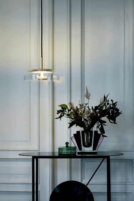 Светильник потолочный Blossi 1 Nordic Gold Clear